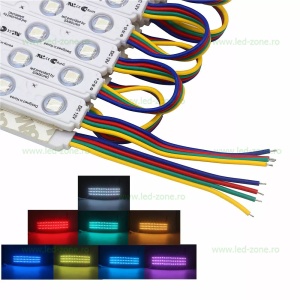 Set 20 Module LED 3xSMD5050 RGB 12V Premium - Img 3