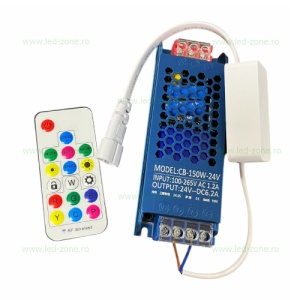 Set 5 Hexagoane LED Honeycomb RGB Digitale Tuburi 440mm - Img 2