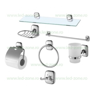 Set Complet Accesorii Pentru Baie Cromat LZ6700