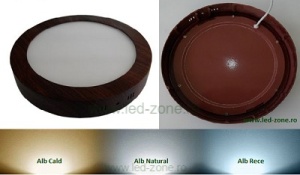 Spot LED 12W Rotund Aplicat Wenge - Img 2