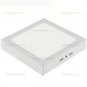 Spot LED 18W Patrat Alb Aplicat