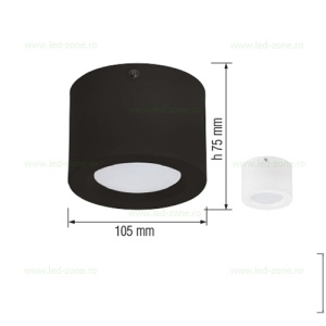 Spot LED 5W Rotund Aplicat Diverse Culori - Img 2