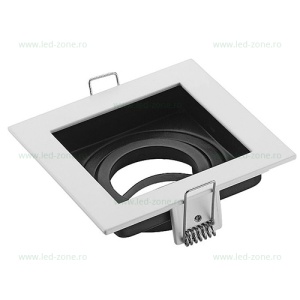 Suport Incastrat 1 Bec Spot LED GU10 PETUNYA - Img 3
