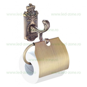 Suport Pentru Hartie Igienica Bronz Antichizat LZ68610 - Img 2