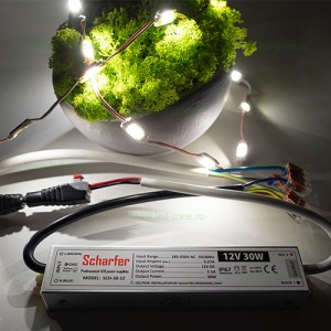 Sursa Alimentare Banda LED 12V 30W IP67 Waterproof Premium - Img 4