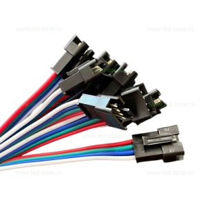 Amplificator Banda LED RGB Digitala 4 Fire 8 Iesiri - Img 3