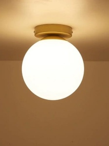 Aplica 1 Glob Mat Soclu E27 LZ301-1 Aurie