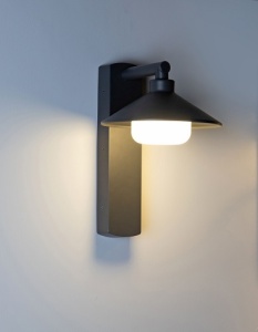 Aplica LED 18W Exterior Neagra LZ2022126