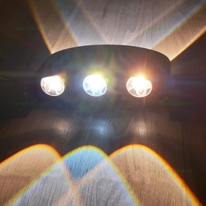 Aplica LED 2x3W Exterior Negru LZ2056-6 Alb Cald + Alb Rece