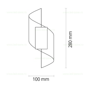 Aplica LED 2x5W Exterior LZTD9020 - Img 4