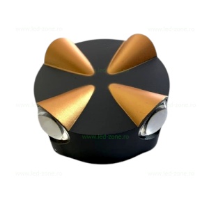 Aplica LED 4W Exterior Negru DS-YC06 - Img 2