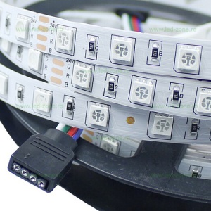 Banda LED 5050 60 SMD/ML RGB Interior 24V - Img 2