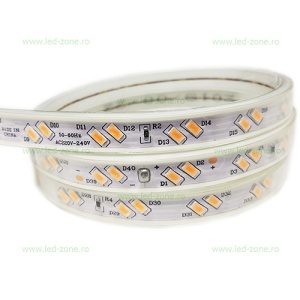 Banda LED 5730 80 SMD/ML 220V Magenta - Img 2