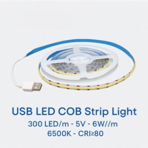 Banda LED COB 300LED/ML Interior 5V USB - Img 2