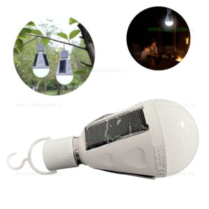 Bec LED 7W 220V Glob Incarcare Solara IP65 Emergenta - Img 5