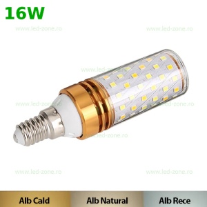 Bec LED E14 16W Corn 360 Grade 3 Functii - Img 1