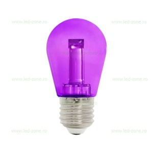 Bec LED E27 2W Glob Clar Color - Img 2