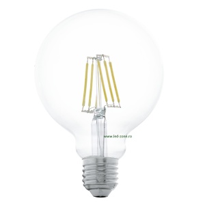 Bec LED E27 6W Filament Glob Clar G95 - Img 1