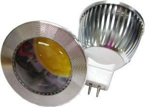 Bec Spot LED MR16 3W COB Lupa 220V - Img 1