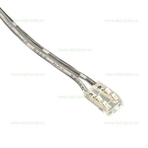 Conector Alimentare 2 Fire Neonflex LED Sursa Raft 1.7M - Img 2