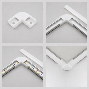 Conector Colt Plastic Profil Aplicat 17.4x7MM
