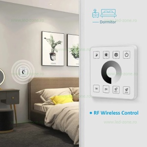Controller Banda LED Monocrom 30A 360W cu Telecomanda de Perete  - Img 2