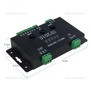 Controller DMX512 Adresabil Banda LED Pixel Digitala SP201E - Img 2