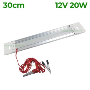 Corp Iluminat LED 20W 30cm Mat Aluminiu 12V Clesti - Img 2