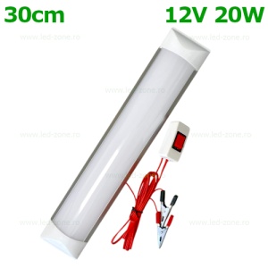 Corp Iluminat LED 20W 30cm Mat Aluminiu 12V Clesti - Img 5