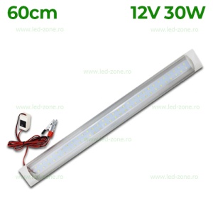 Corp Iluminat LED 30W 60cm Clar Aluminiu 12V Clesti - Img 1