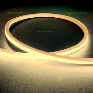 Furtun LED Neon Flex Slim 220V 10x10mm Taiere 10cm - Img 5