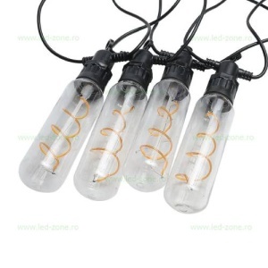 Ghirlanda 5M 10 Becuri LED Spirala