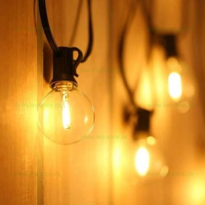 Ghirlanda 8M cu 25 Becuri LED Filament G40