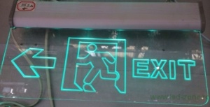 Indicator LED Exit Stanga Acril - Img 2