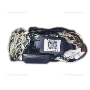 Instalatie LED Perdea Turturi 3x2m Digitala SMART Bluetooth - Img 4