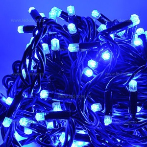 Instalatie Pom Craciun 60 LED-uri 8mm Diamant Fir Negru - Img 4