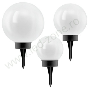 Lampa LED Gradina Solara Glob D300mm Premium LZ22444 - Img 2