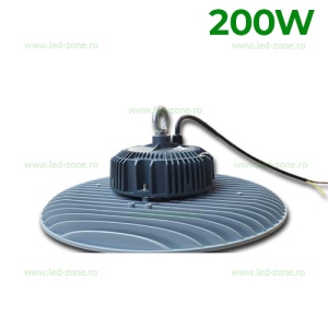 Lampa LED Iluminat Industrial 200W UFO Gri