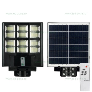 Lampa LED Iluminat Stradal 600W Solara cu Senzor Miscare si Telecomanda GRAND/XL