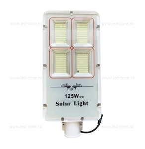 Lampa LED Iluminat Stradal Solara 125W cu Telecomanda