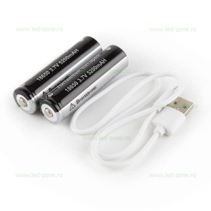 Lanterna LED Frontala 10W Senzor si Acumulator - Img 2