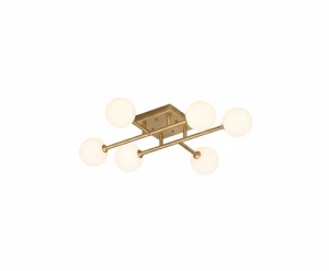 Lustra 6 Socluri E27 Aurie LZ05-6