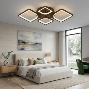 Lustra LED 100W Maro 3 Functii Dimabila cu Telecomanda LZ6604-2+2