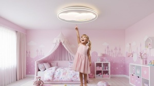 Lustra LED 108W 3 Functii Nori LZ762 Alba - Img 3