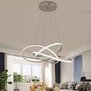Lustra LED 108W Crom 3 Functii cu Telecomanda LZ460