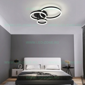 Lustra LED 112W 3 Functii Dimabila cu Telecomanda sau Telefon LZ1709 - Img 5