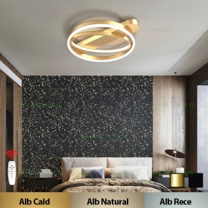 Lustra LED 120W 3 Functii Dimabila cu Telecomanda LZC2560-2 - Img 3