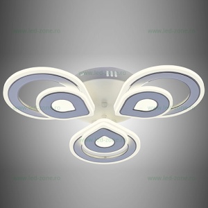 Lustra LED 120W 3 Functii Dimabila cu Telecomanda LZR9009-3+3 - Img 2