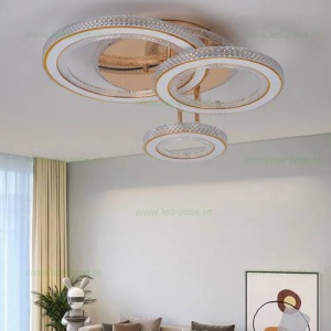 Lustra LED 174W 3 Functii RGB Smart Dimabila cu Telecomanda LZG610/9216-1×3 - Img 4