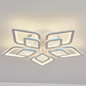 Lustra LED 180W 3 Functii Dimabila cu Telecomanda LZM408-5 - Img 2